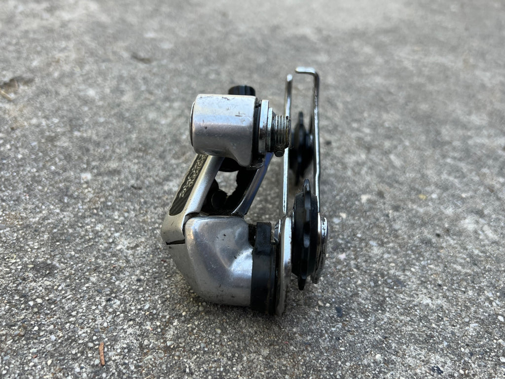 Used Shimano Deore RD-MT62 7 Speed Rear Derailleur Vintage MTB Touring Gray Silver-Bicycle Bin