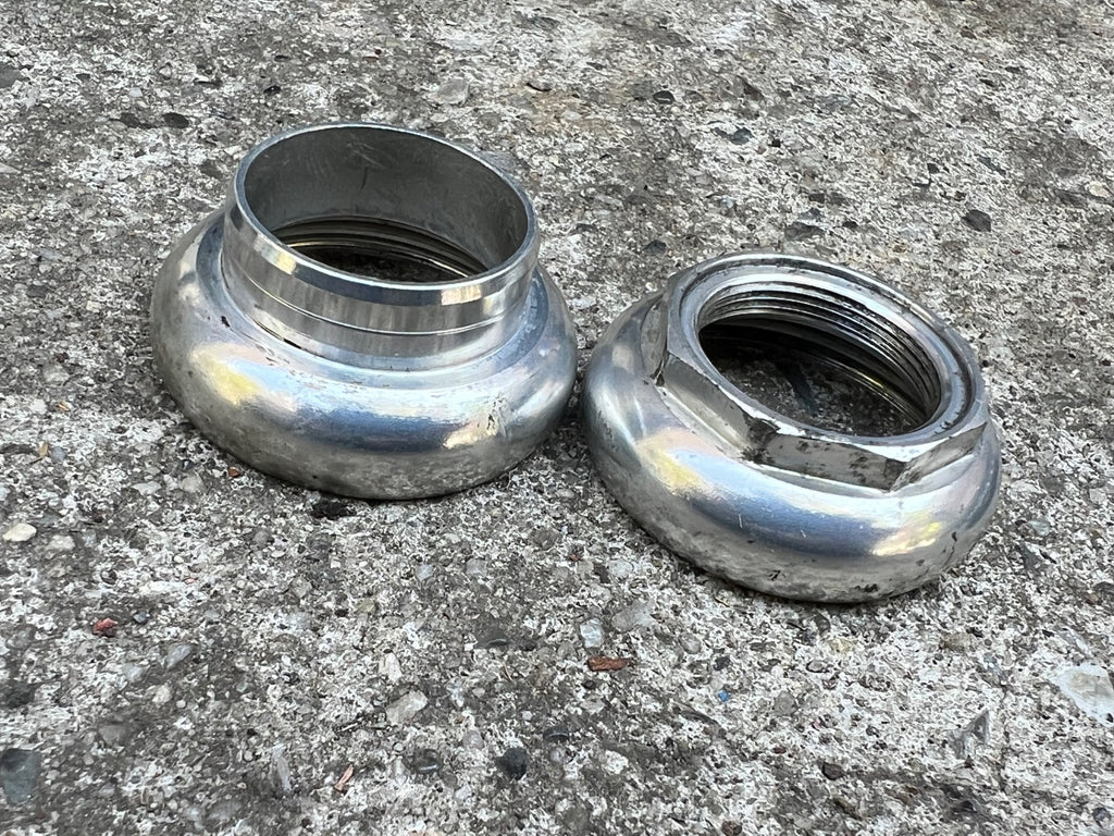 Shimano 600 1” Threaded Headset Silver Vintage Road Bike Aluminum Gray Touring  - Image 10