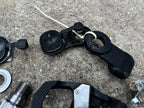 Used Garmin Vector PR 3 Clipless Pedals Power Meter Plus Spare Parts Black Road-Bicycle Bin