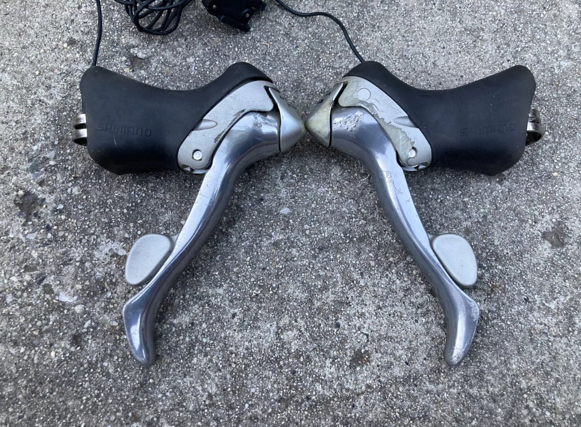 Shimano Ultegra ST-6501 2x9 Shifter Brifter Set Flight Deck Road Bike Computer  - Image 11