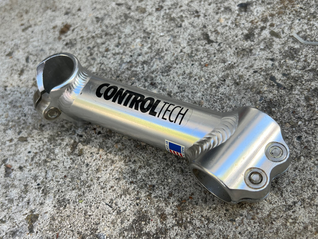 Control Tech 1” Threadless 130x26.0mm Stem Vintage Road Bike Track Silver Drop  - Image 10