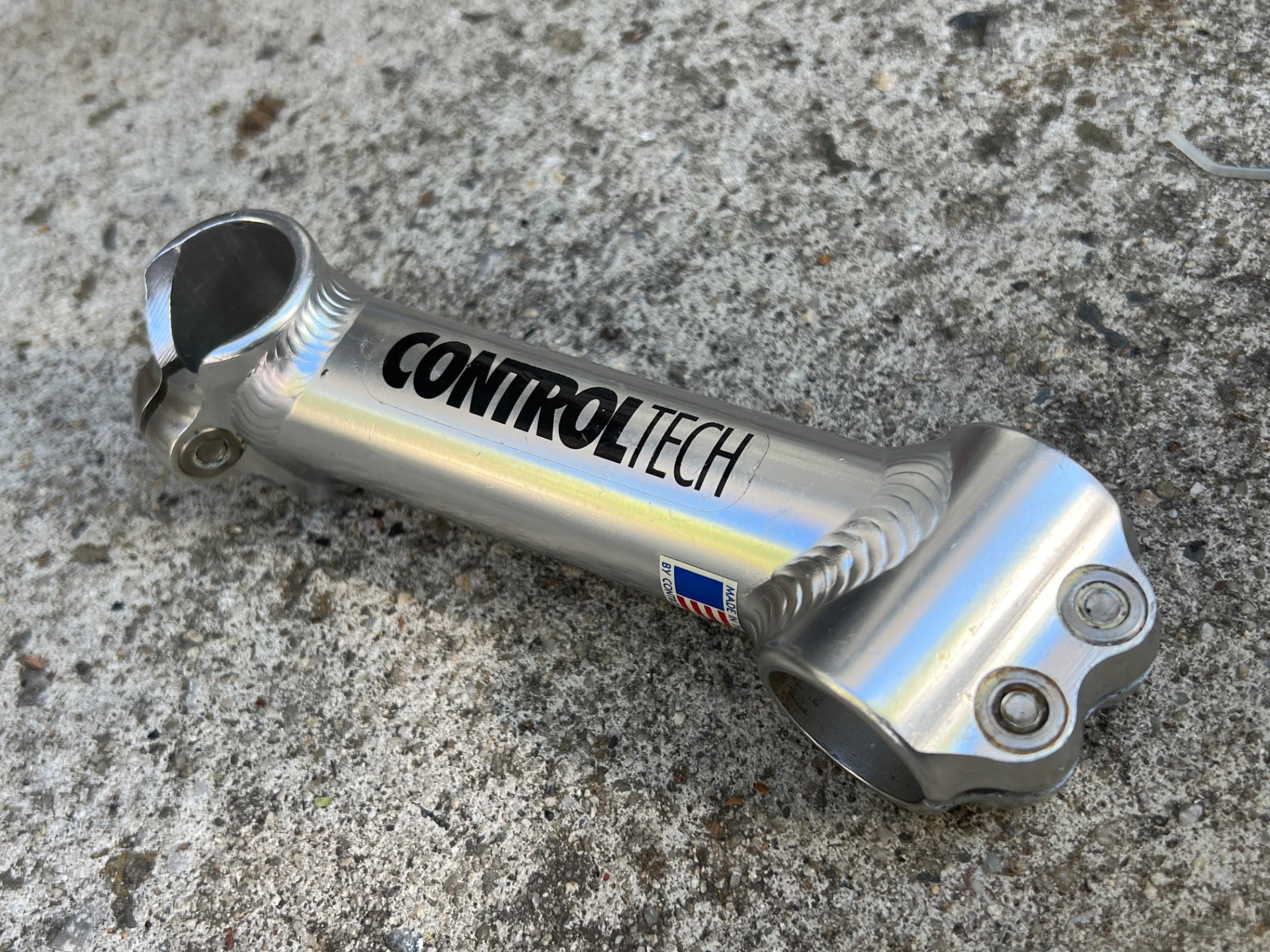 Control Tech 1” Threadless 130x26.0mm Stem Vintage Road Bike Track Silver Drop  - Image 10