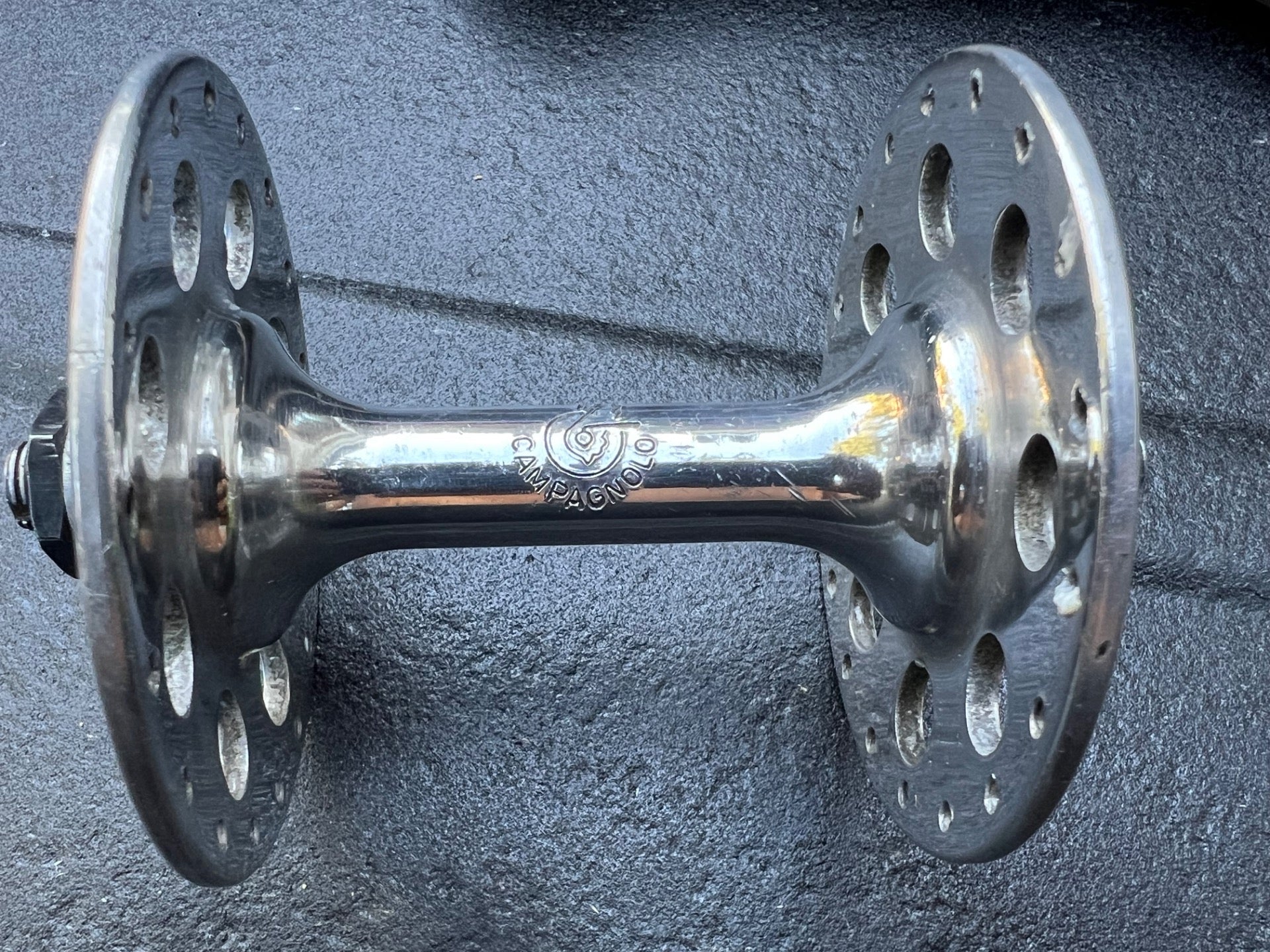 Campagnolo Nuovo Tipo 36H Hole High Flange Hubset 120mm Vintage Road Silver Camp - Image 15