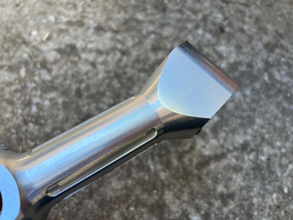 Qranc 125x25.4mm Stem 1 1/8” Threadless Silver Aluminum Vintage MTB Mountain  - Image 11