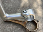 Used Nitto 100x26.0mm Quill Silver Drop Stem 1” 22.2 Vintage Retro 80’s Bike-Bicycle Bin