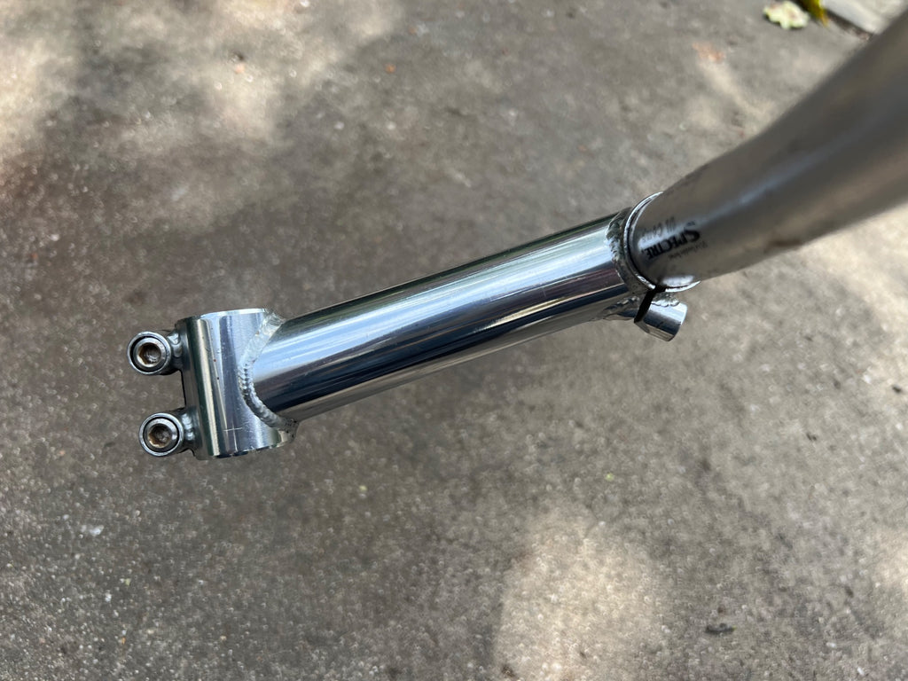 Spectre UL Comp Bars & Stem Combo 1in Threadless 560mm Vintage MTB Retro Chrome  - Image 11