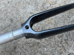 Used Carbon 700c 1 1/8in Threadless Road Tuned Performance Black Label Fork Gray Bike-Bicycle Bin