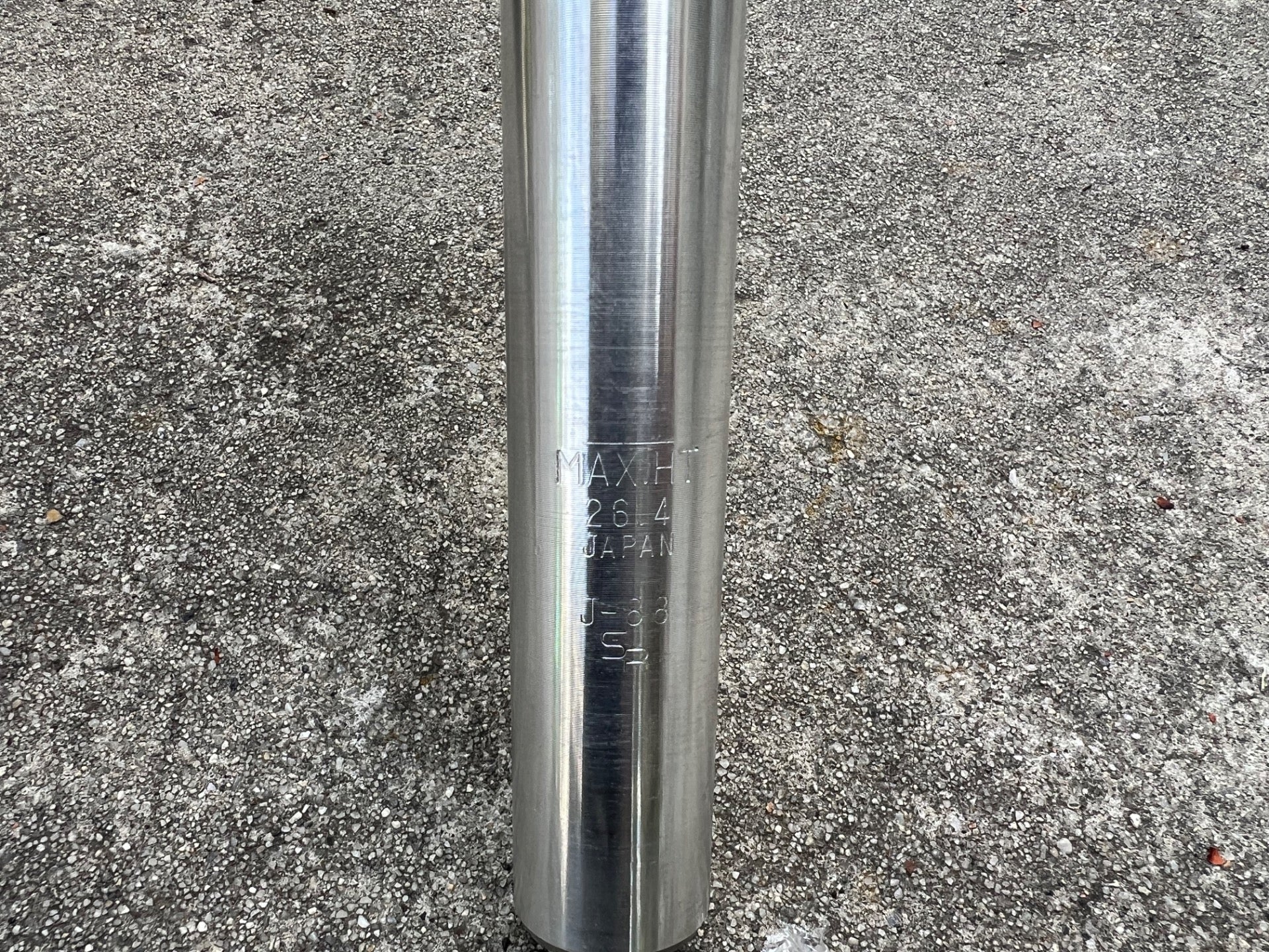 NOS SR MTE-100 Seatpost 26.4x260mm Vintage Adjustable Bolt MTB ATB Silver Alloy - Image 15
