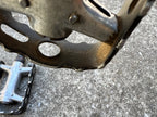 Used Shimano PD-M731 Platform Flat Pedals Vintage MTB Mountain Bike Retro Black Gray-Bicycle Bin
