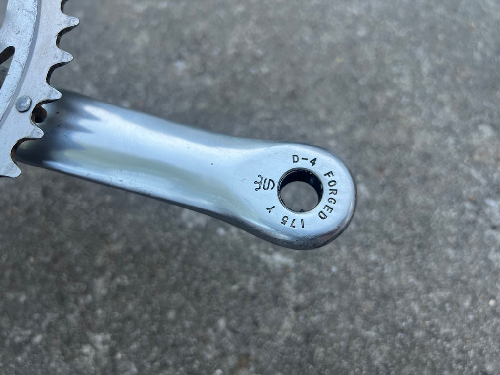 Sugino XD2 Triple Crankset 175mm 26-36-48 Retro Gravel Road Silver Square Taper - Image 12