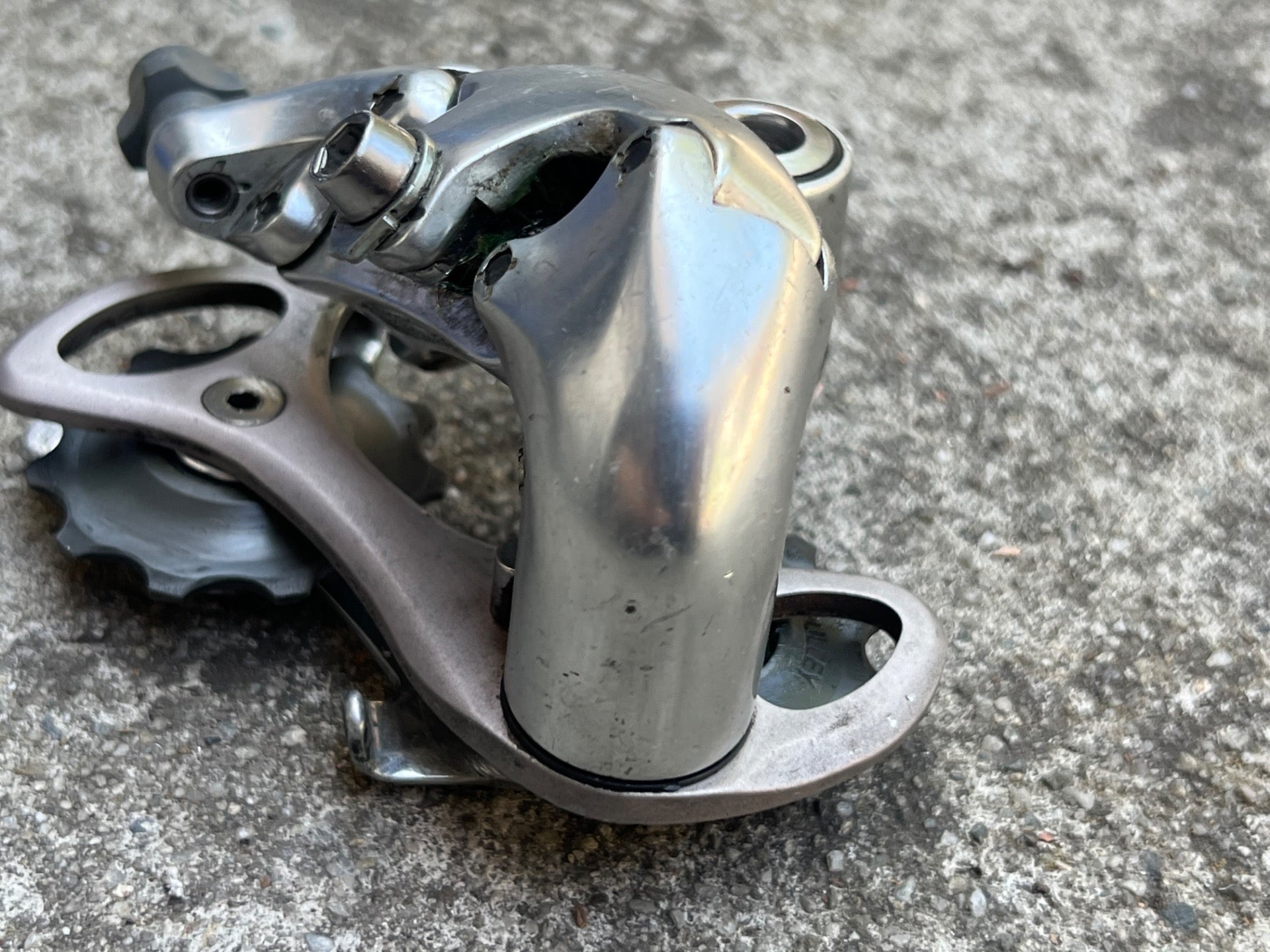 Shimano Ultegra RD-6500 9 Speed Short Cage Rear Derailleur Silver Road Vintage  - Image 11
