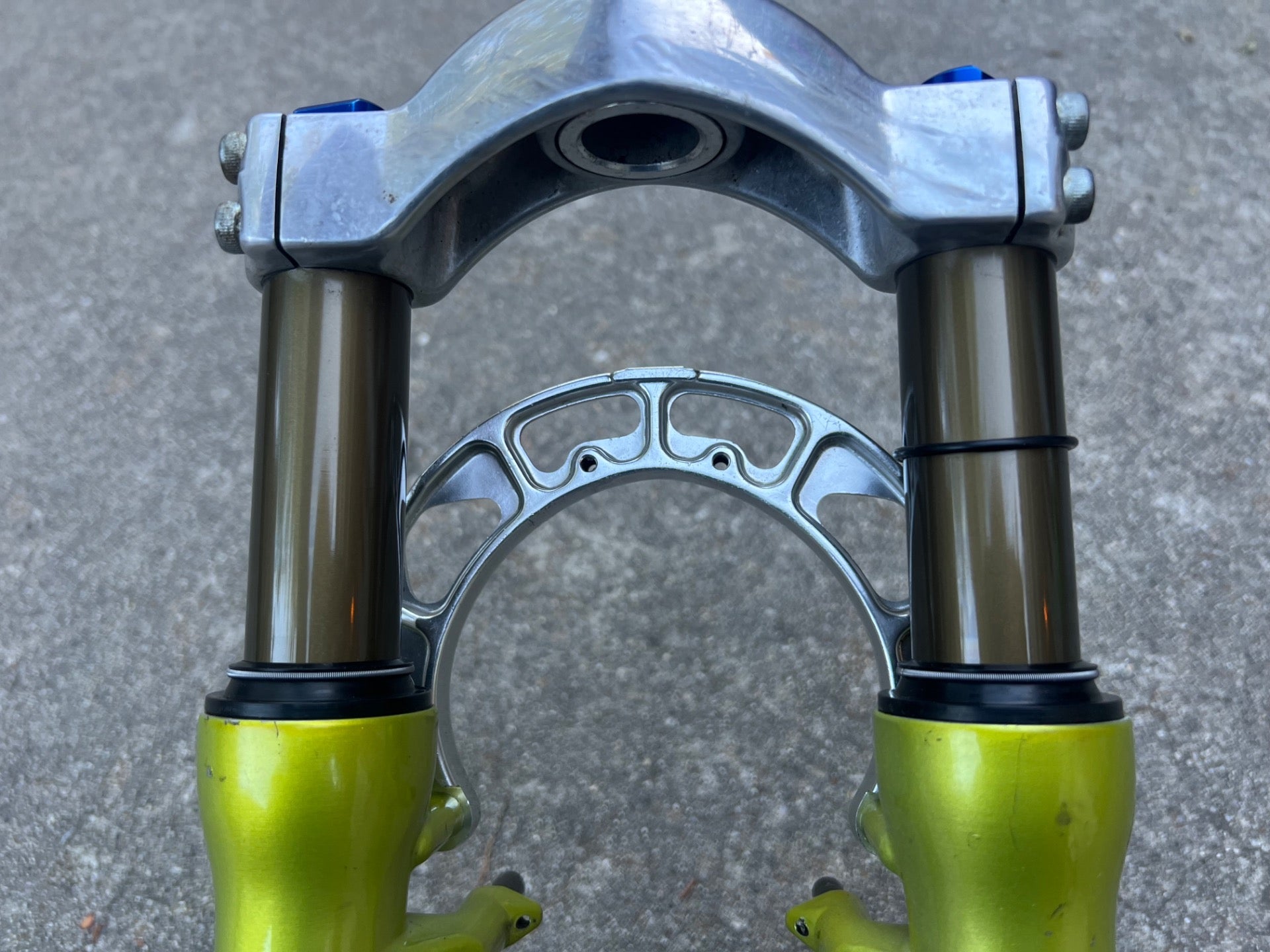 SERVICED Marzocchi Bomber Z2 Fork Acid Green Vintage MTB Mountain 1 1/8” Retro - Image 18
