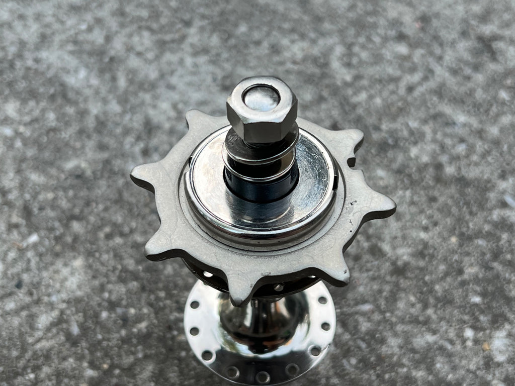 NOS New Departure Track Hub 28H Hole 110mm Fixed Gear Skip Tooth Antique Vintage - Image 12