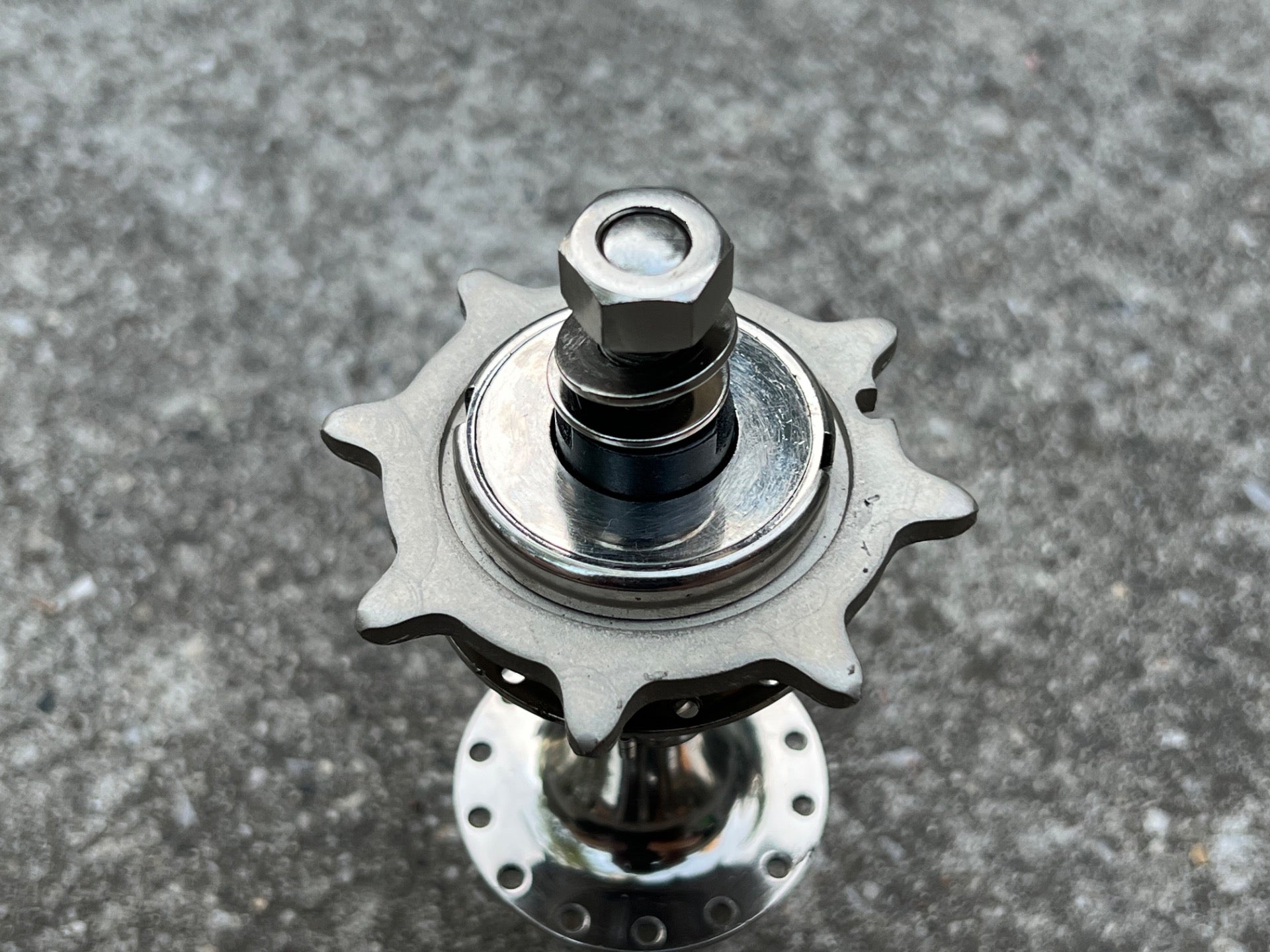 NOS New Departure Track Hub 28H Hole 110mm Fixed Gear Skip Tooth Antique Vintage - Image 12
