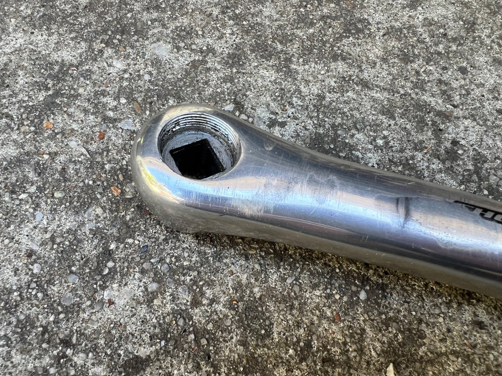 Used Campagnolo Chorus 170mm Crankset 135 BCD Vintage Road Bike Silver Aluminum Alloy-Bicycle Bin