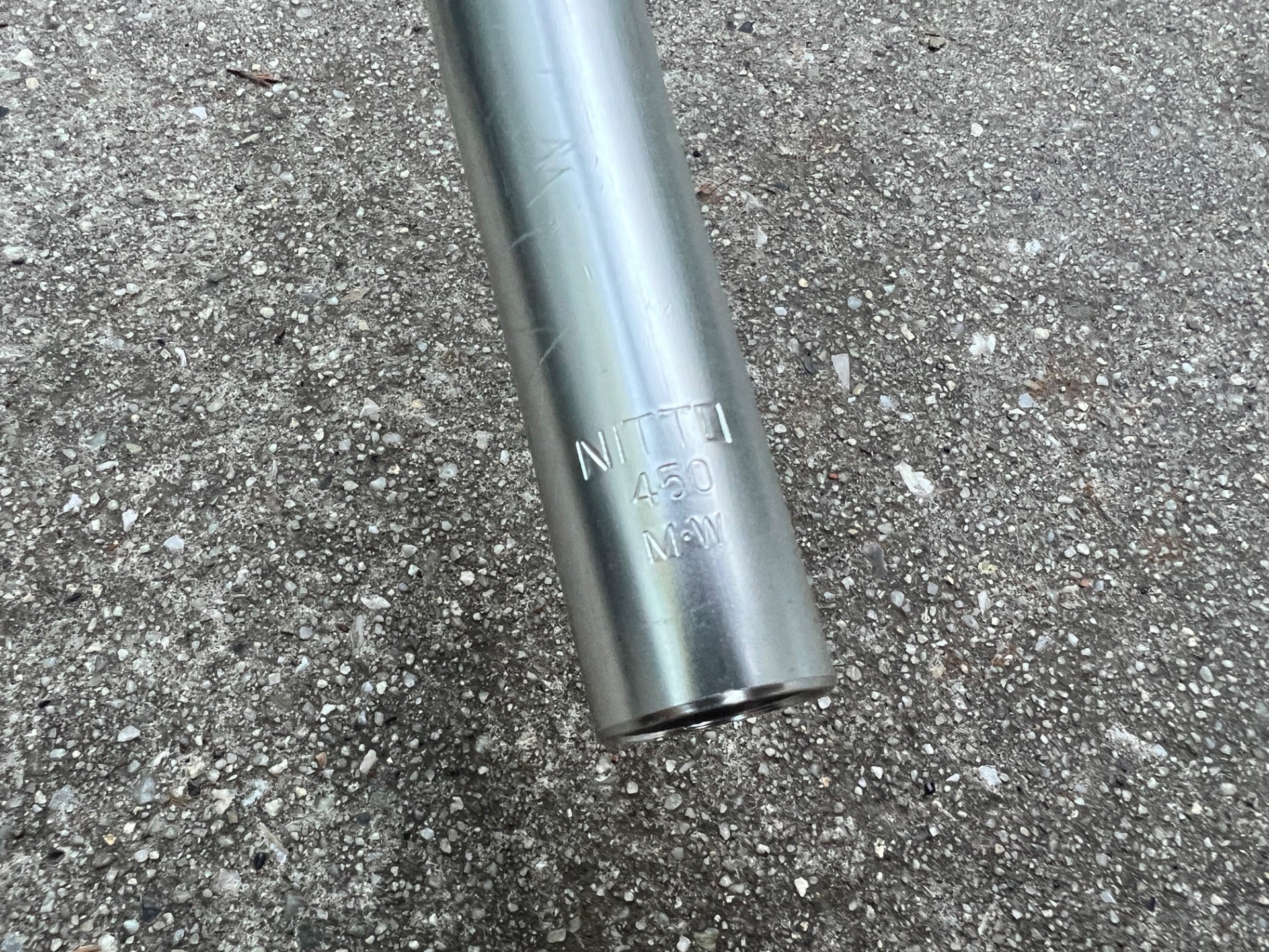 Nitto B115 25.4x450mm Drop Bars Silver Aluminum Wide Touring Road Bike  - Image 11