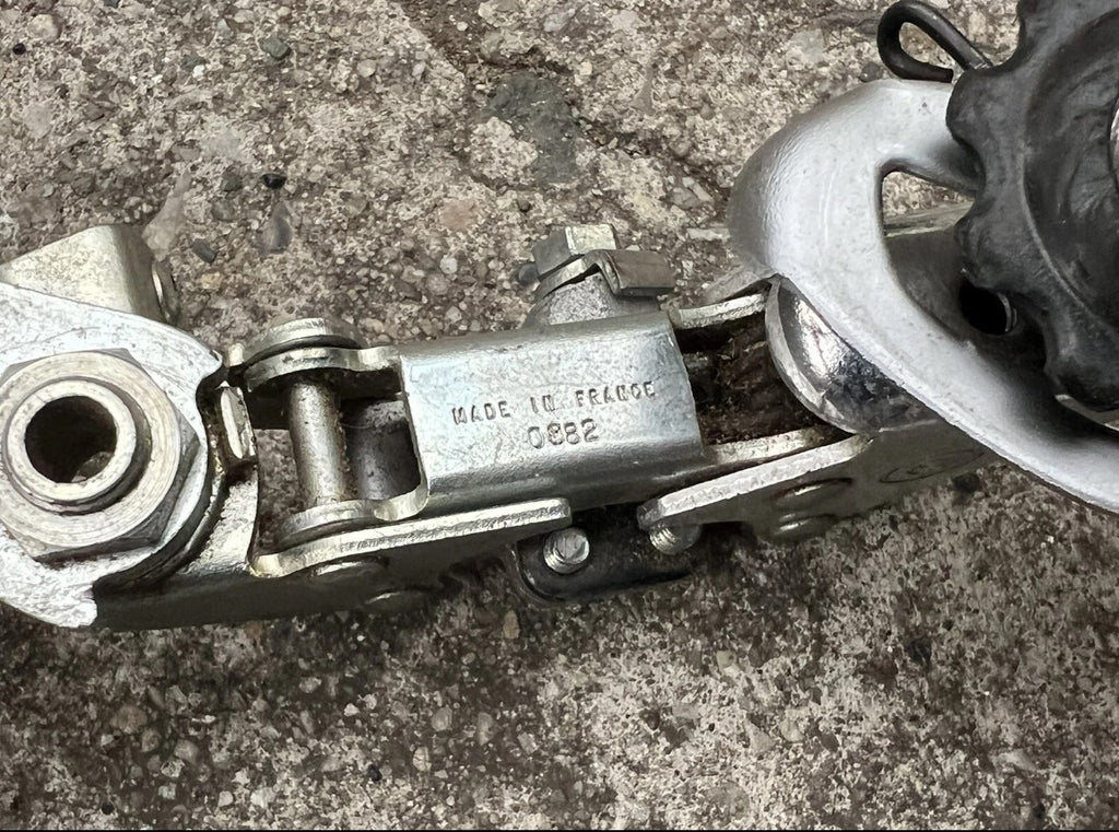Used Huret ECO Short Cage Rear Derailleur Vintage Road Bike 5/6/7 Speed Silver Gray-Bicycle Bin