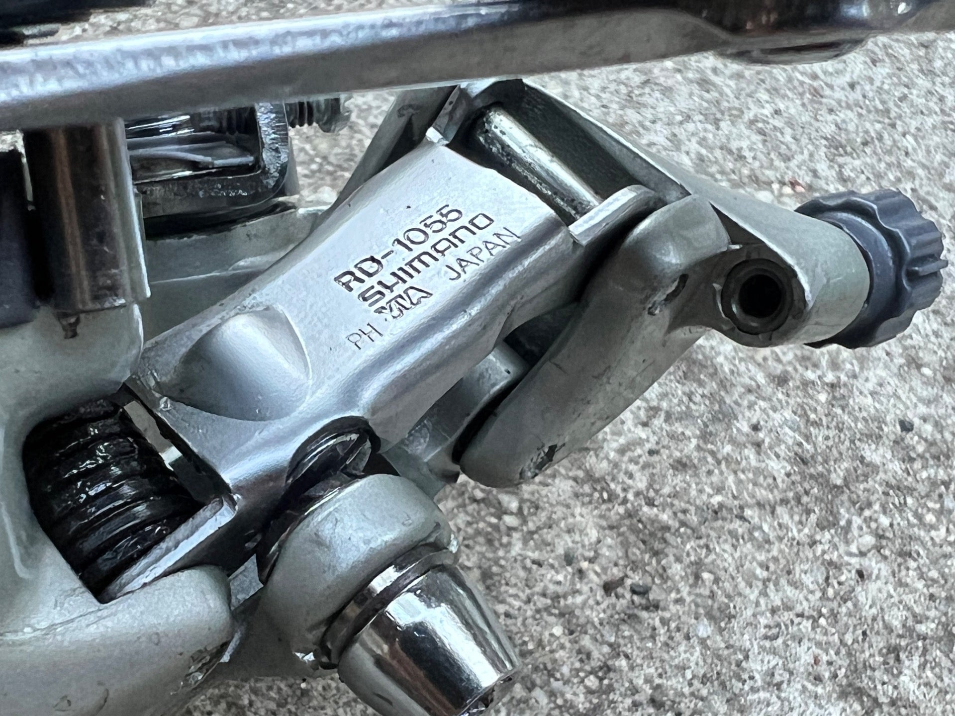 REBUILT Shimano 105 RD-1055 7 Speed Short Cage Rear Derailleur Vintage Road - Image 10