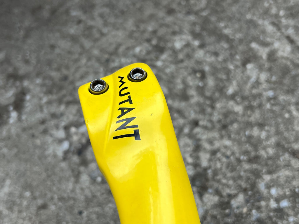 3T Mutant Stem 110x25.4mm 1in Threadless Yellow MTB Mountain Bike Aluminum Retro - Image 13