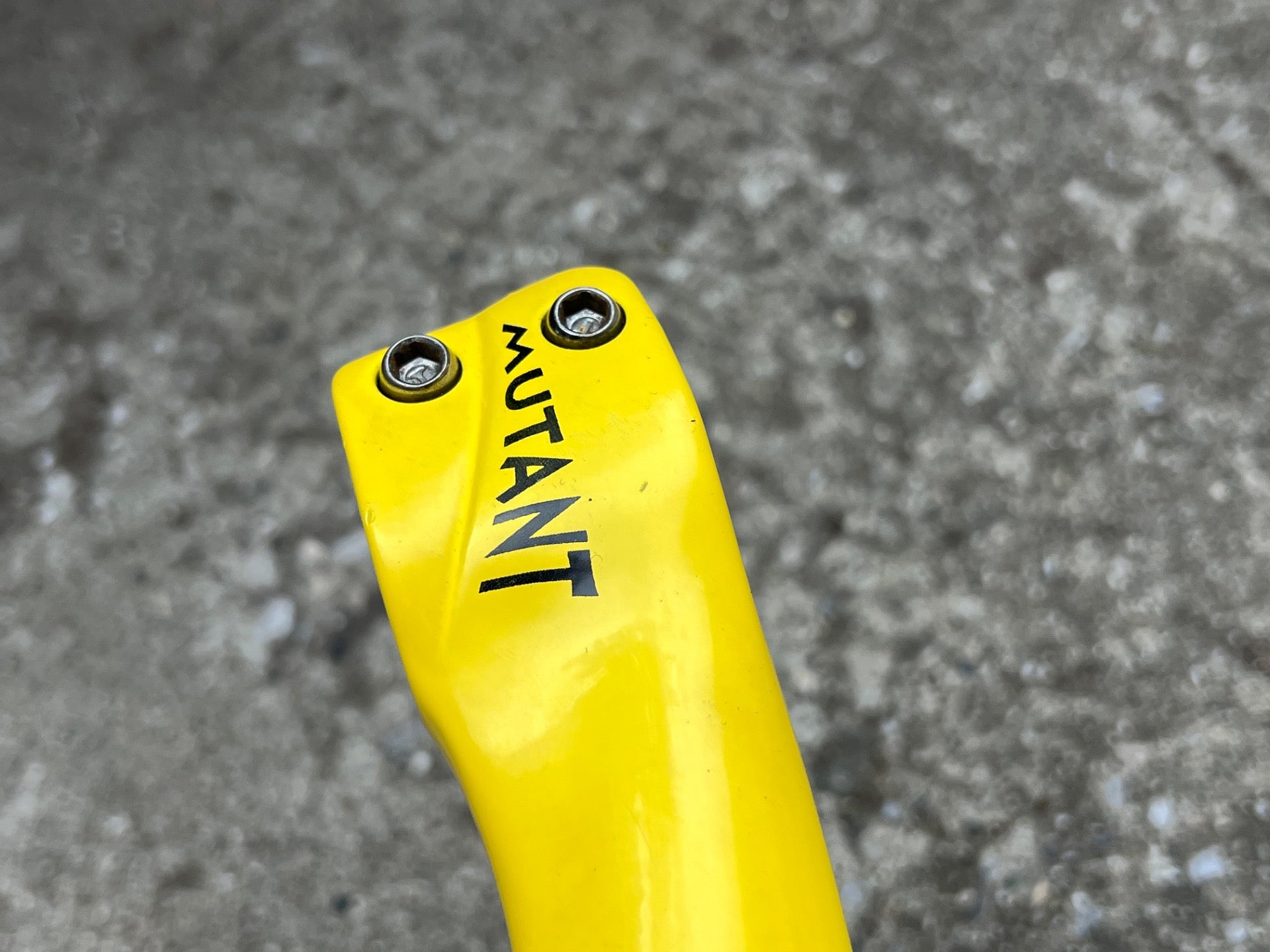 3T Mutant Stem 110x25.4mm 1in Threadless Yellow MTB Mountain Bike Aluminum Retro - Image 13