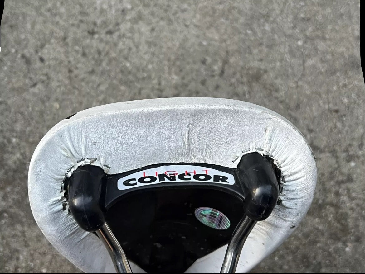 Selle San Marco Concor Light Racing Team Saddle White Retro Racing Vintage 213g - Image 12