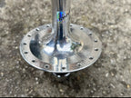 Used Suzue Pro Max Track Hubset Silver 100/120mm 32H Hole Flip Flop High Flange Road-Bicycle Bin