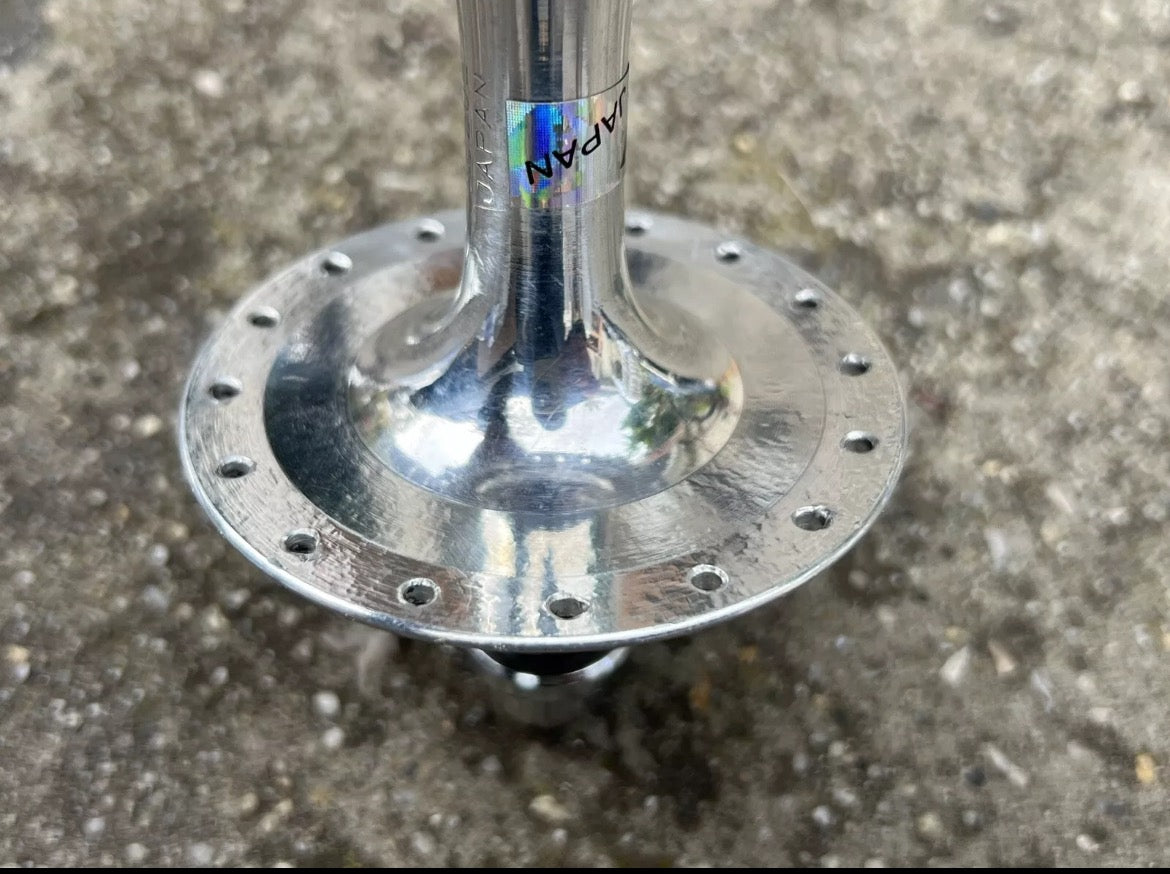 Suzue Pro Max Track Hubset Silver 100/120mm 32H Hole Flip Flop High Flange Road - Image 13