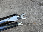 Used Forte Axis Carbon Fork 700c 1 1/8” 9.5” Threadless Steerer Black Road Bike Gray-Bicycle Bin