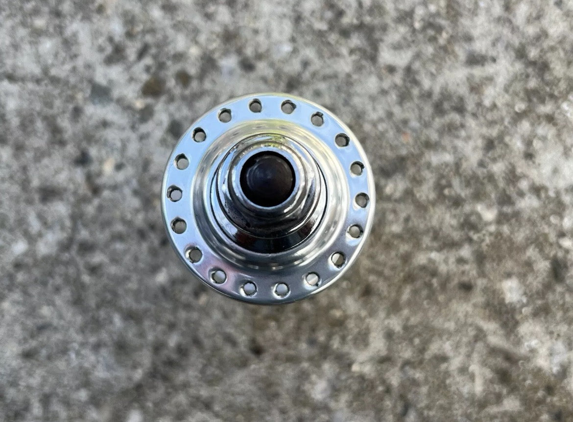 Gipiemme Special Track Hubset 100/120mm 36H Bolt On Axle Vintage Silver Hubs - Image 10