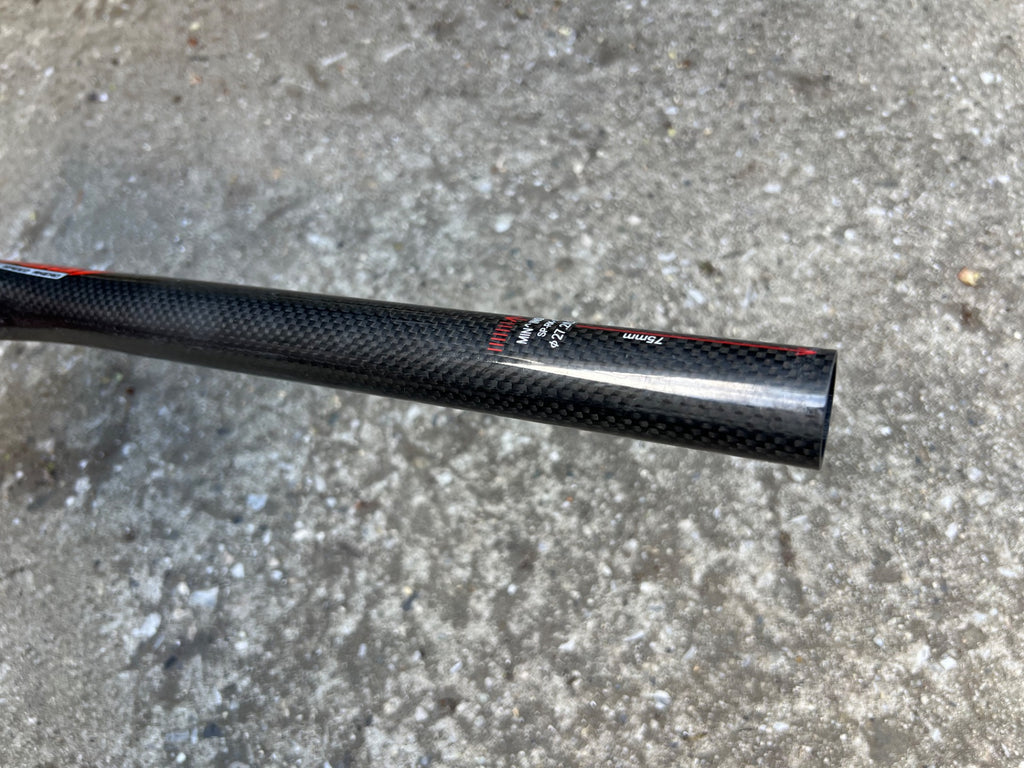 NICE FSA K-Force Light SB25 Carbon Seatpost 27.2x350mm Road Bike Black Racing  - Image 13