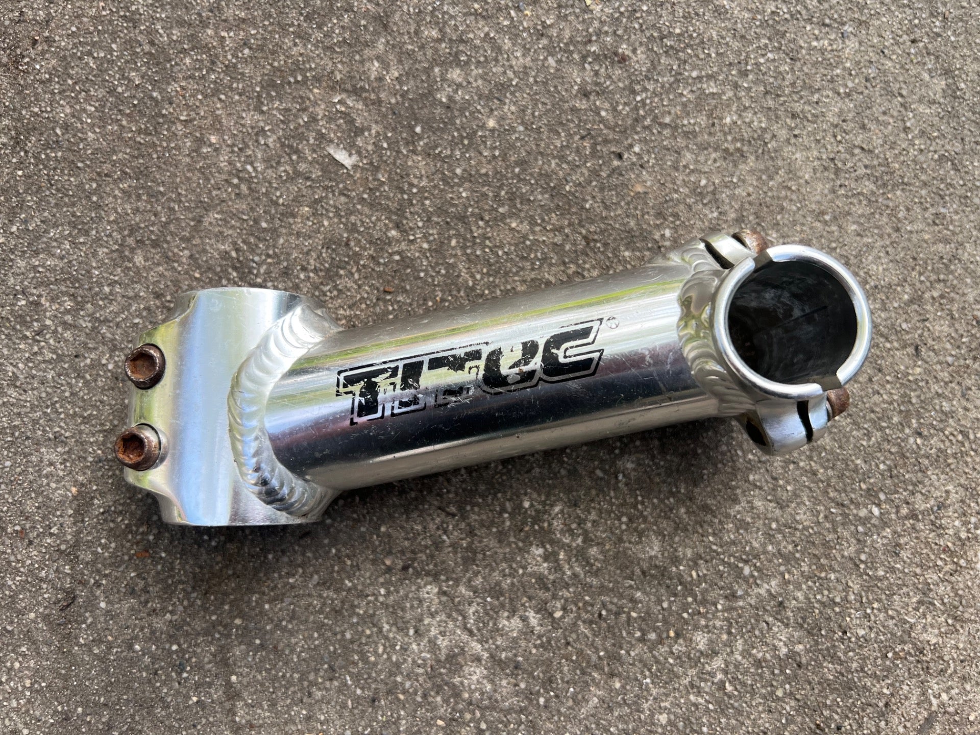 Titec 125x25.4mm Threadless Stem 1 1/8” Silver Aluminum MTB Mountain Bike 7 Deg  - Image 10