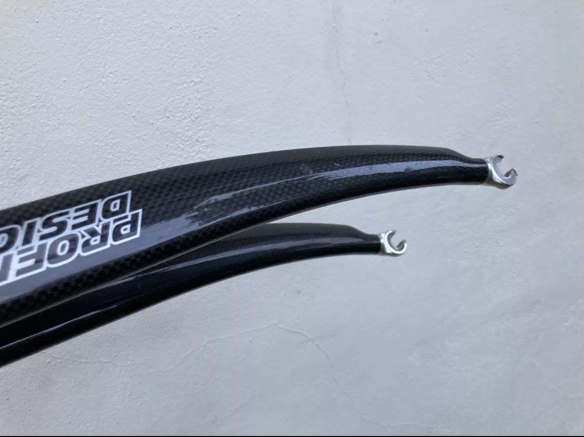 Profile Design BRC 700c Carbon Fork 1 1/8” 7.5in Steerer Threadless 471g Black - Image 12