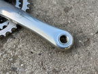Used Campagnolo Icarus Record OR MTB Crankset 175mm 20/32/42T Triple Campy Silver-Bicycle Bin