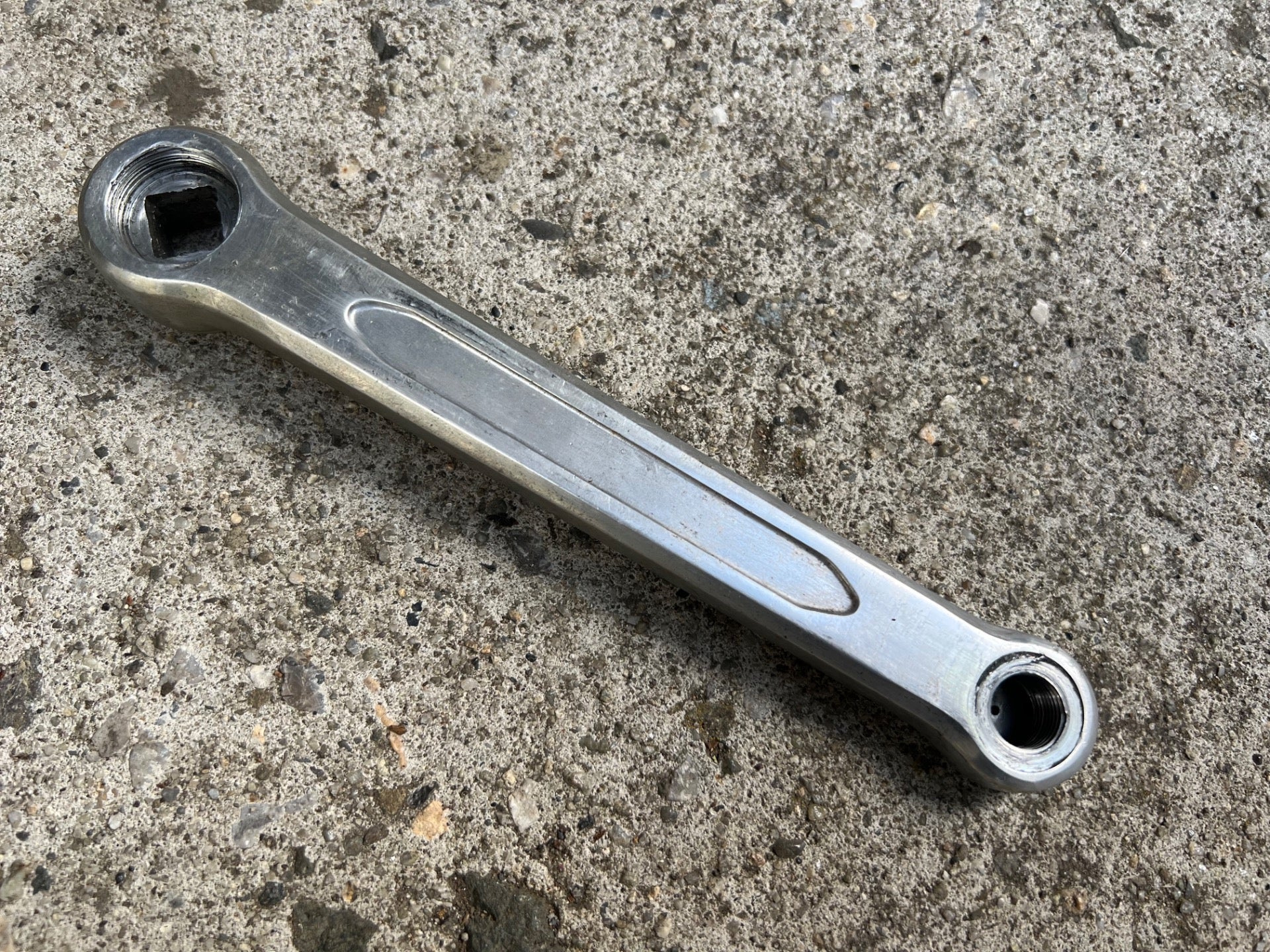 TA T.A. 170mm Crankset 50.4BCD 5 Bolt Vintage Cyclotourist Retro Touring Silver  - Image 16