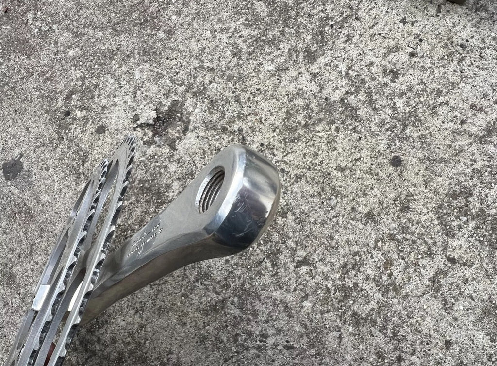 Used NICE Shimano 600 Touring Forged Crankset 52/42 170mm 3 Bolt Vintage Retro Road-Bicycle Bin