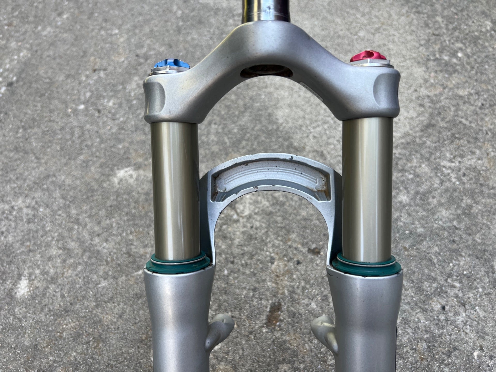 SERVICED FOX F80X 8” 1 1/8” Threadless Fork Terra Logic Disc V Brake Fork MTB   - Image 16