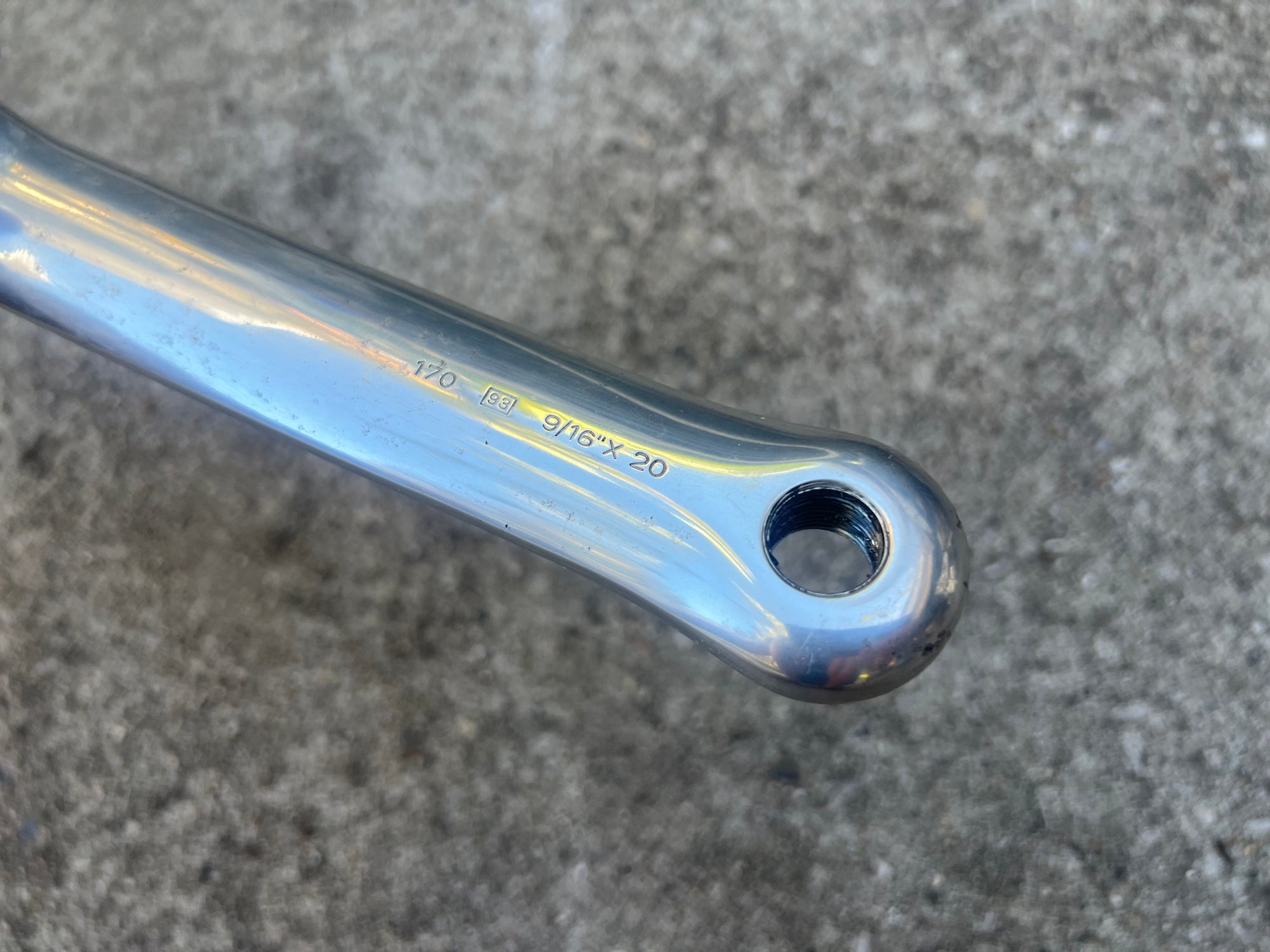FREE SHIP Campagnolo Chorus 8 Speed 170mm 53/39T Double Vintage Road Campy Crankset