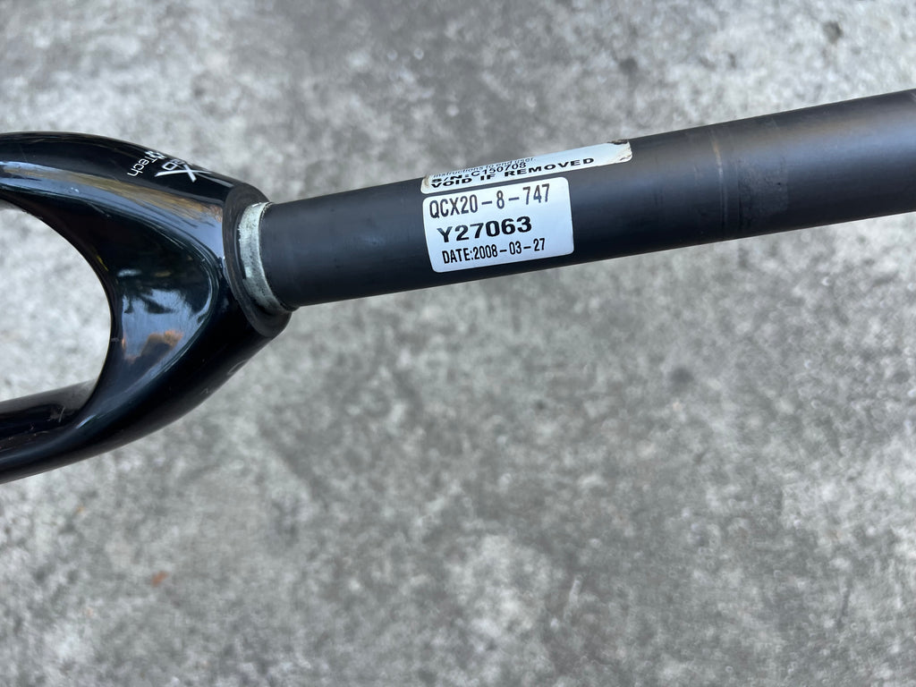 Alpha Q CX 20 Nano 700c Carbon Gravel Fork Canti V Brake Black 1 1/8”x 8.25” Steerer CRT Cyclocross