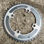 NOS Shimano XTR 46T 112 BCD Downhill Chainring Vintage MTB Gray DH 4 Bolt