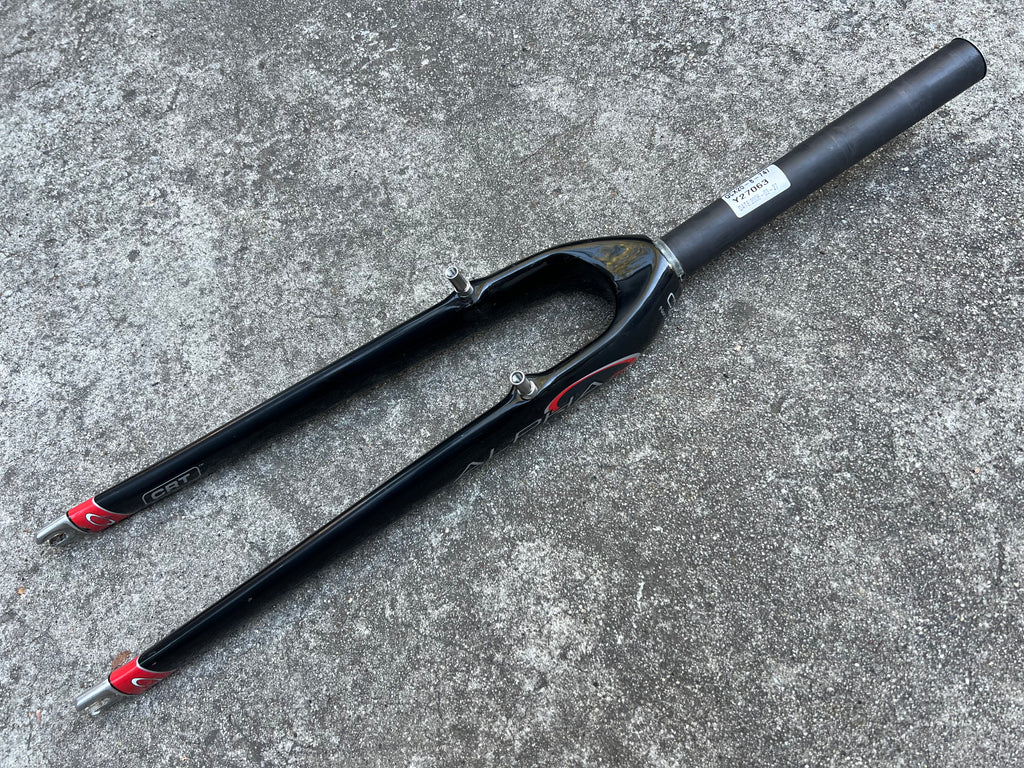 Alpha Q CX 20 Nano 700c Carbon Gravel Fork Canti V Brake Black 1 1/8”x 8.25” Steerer CRT Cyclocross
