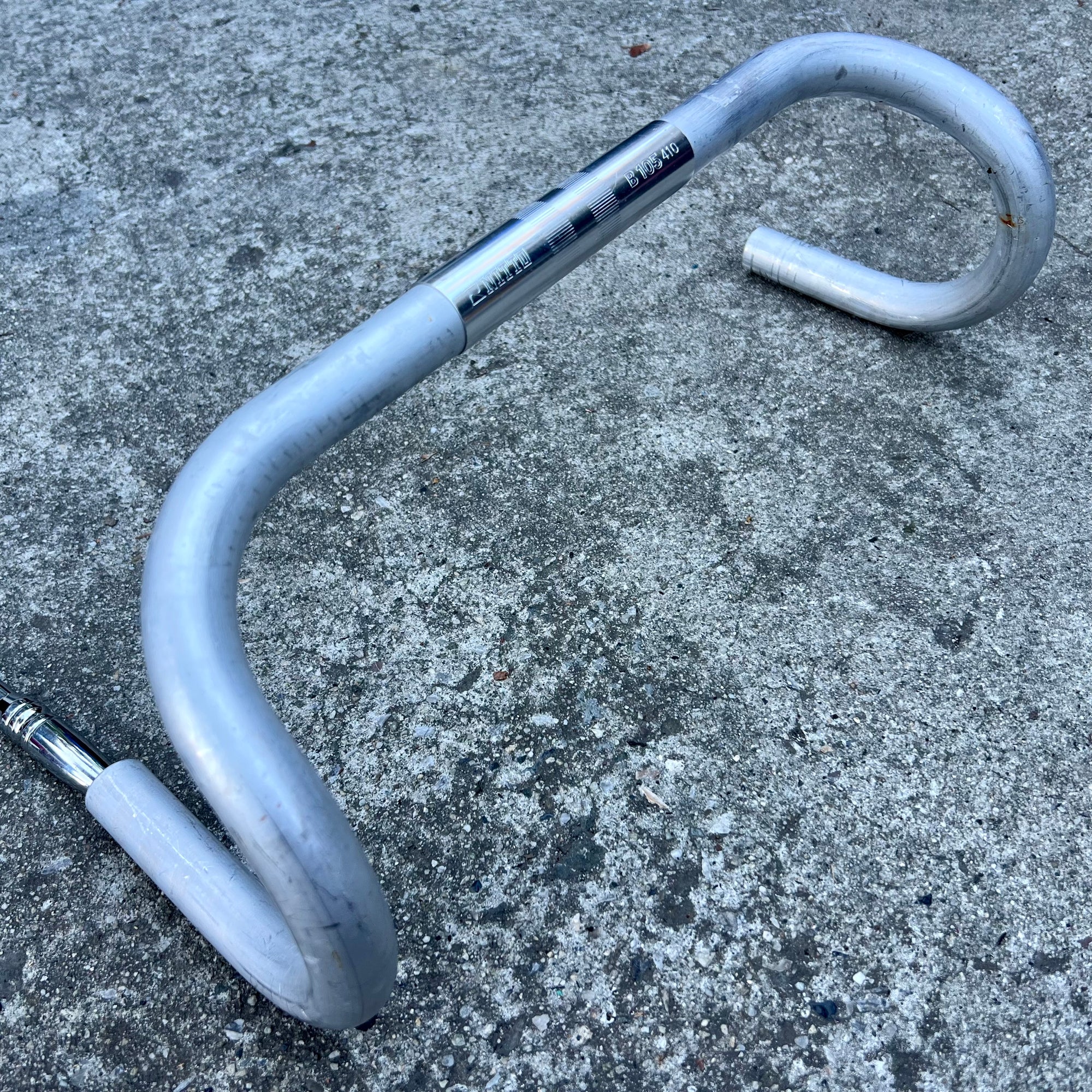 Nitto B105 410 25.4x410mm 41cm Flared Drop Bars Vintage Road Bike Silver