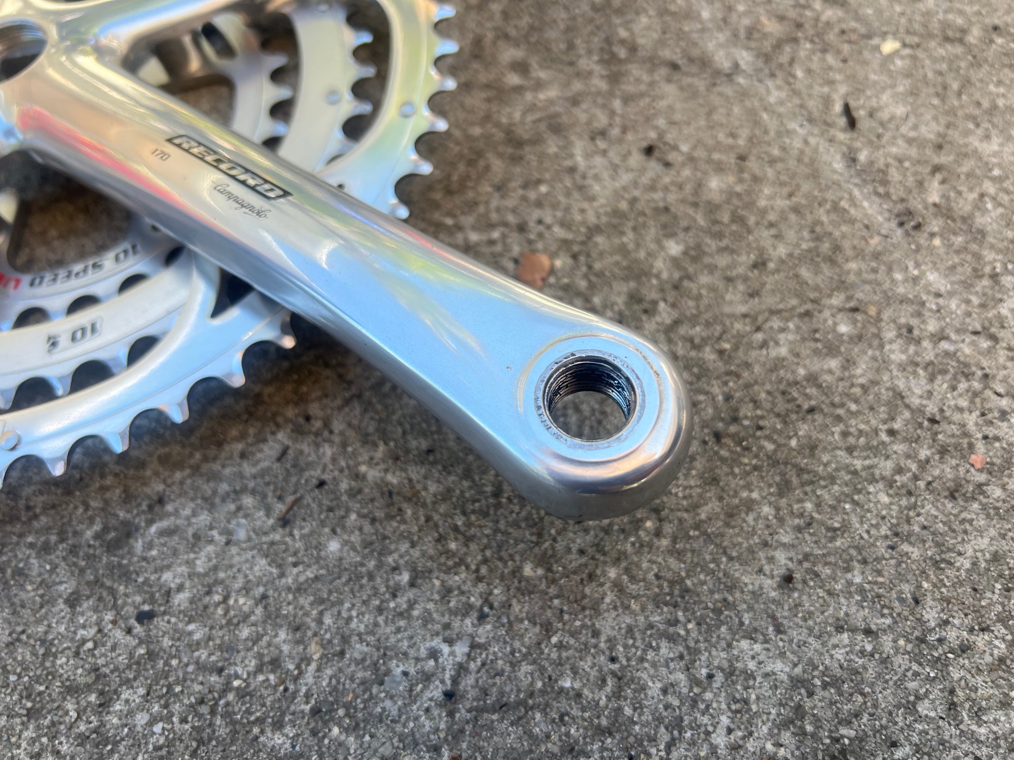 MINT Campagnolo Record 10 Speed Triple Crankset 170mm 53-42-30 Road Touring Bike