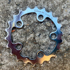 Shimano 58 BCD 22T Granny Small Chainring Steel Chrome Vintage MTB