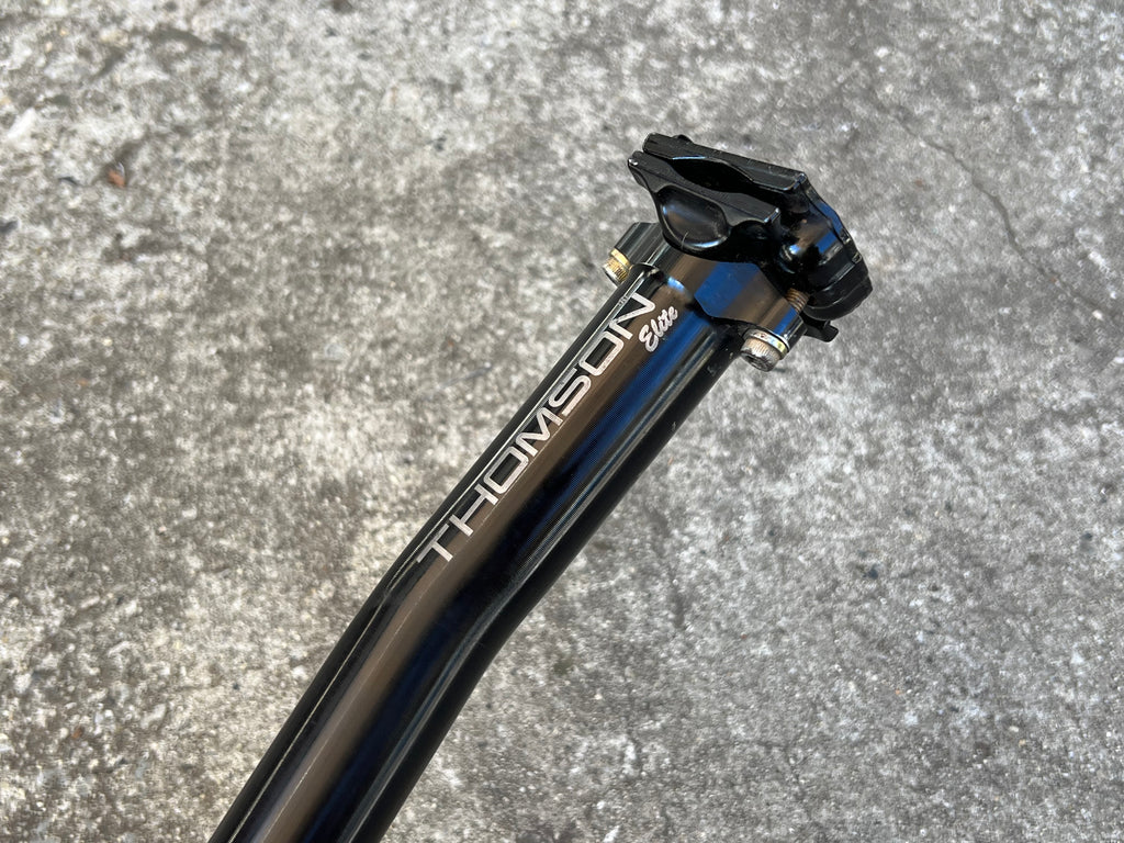 Thomson E127 30.9x410mm Seatpost Black MTB Mountain Bike Setback Uncut