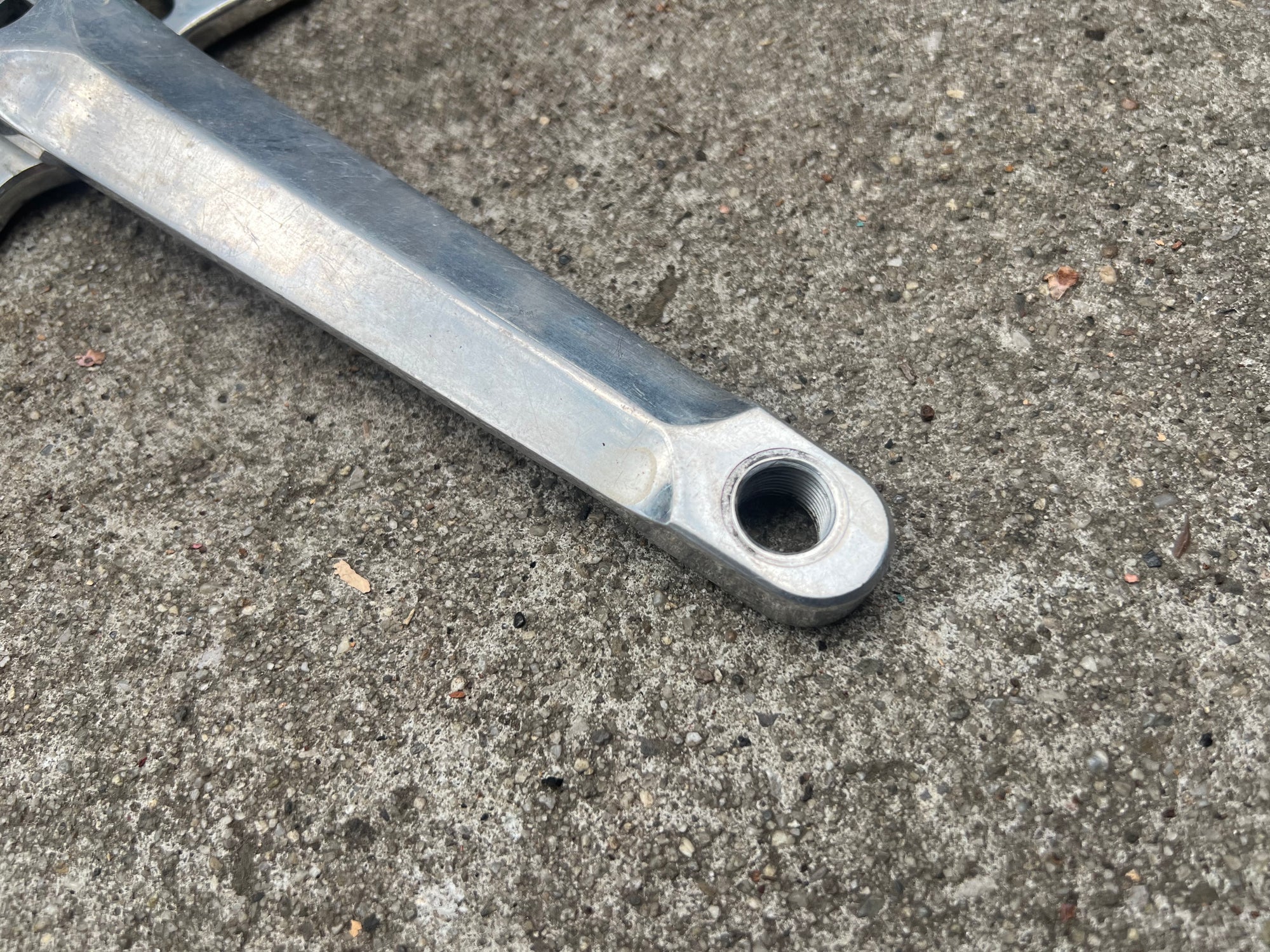 Samson 175mm 110/74 BCD Drive Side Crank Arm Vintage MTB Silver 5 Bolt