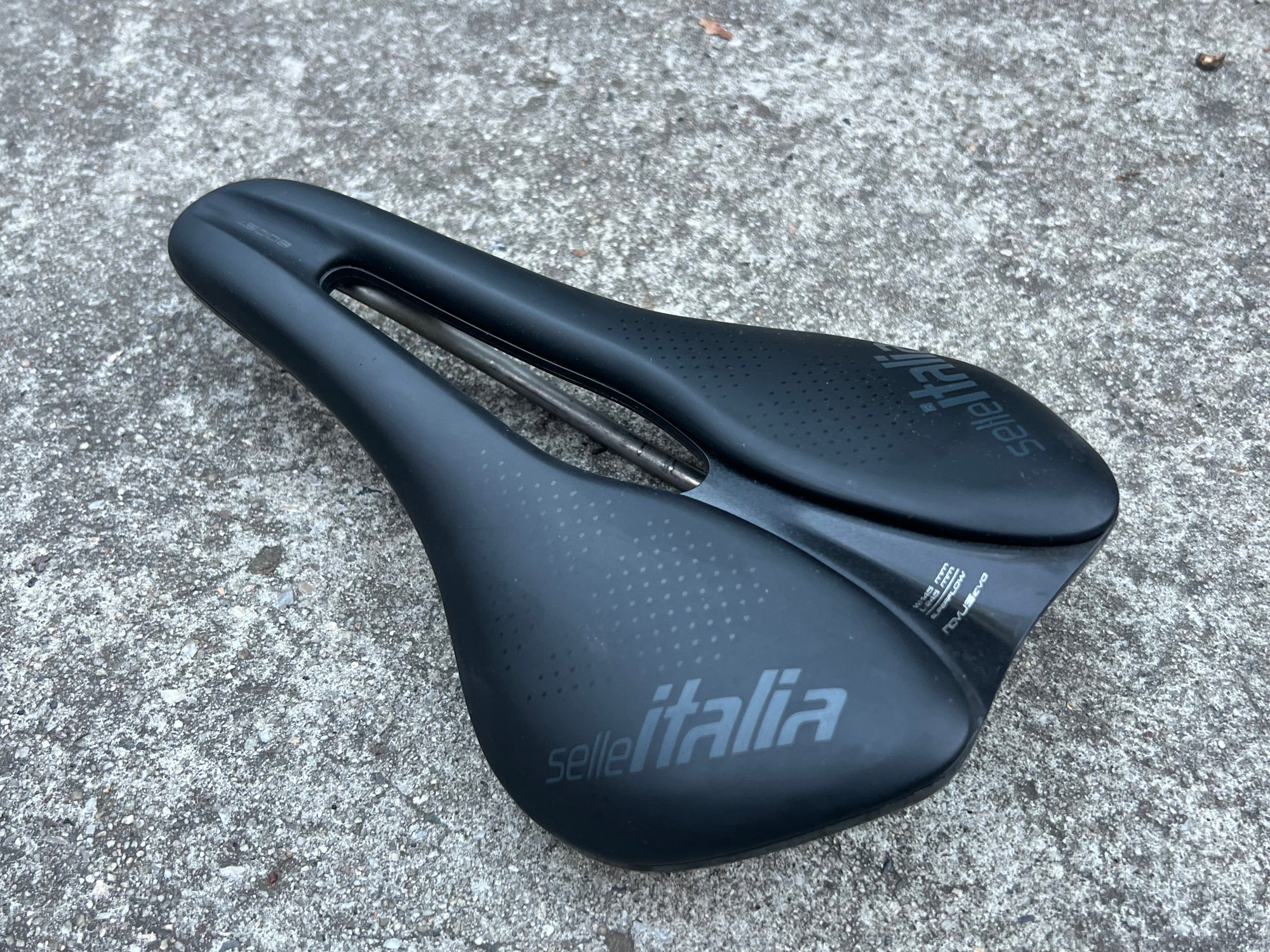 Selle Italia Novus EVO Boost Saddle 145x245mm Wide Carbon Titanium idmatch L3