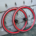 Formula Red 700c Track Fixie Flip Flop Wheelset 100/120 16T 32 Spoke Black