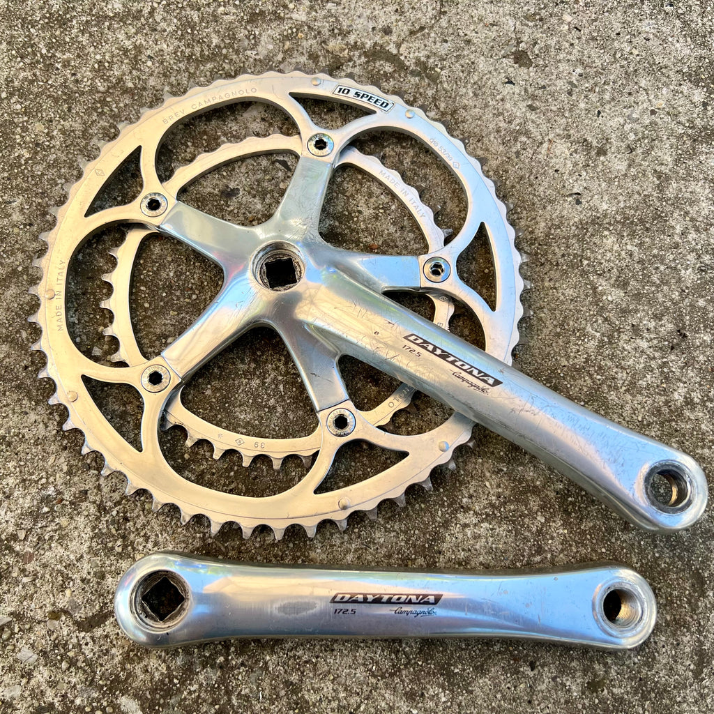 Campagnolo Daytona 53/39T 172.5mm 10 Speed Double Crankset Road Silver