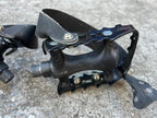 MINT Power Grips Toe Strap Platform Pedals MTB Mountain Bike Black