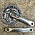 Shimano Deore LX FC-M570 5 Bolt 175mm Crankset Vintage MTB 9 Speed Triple 22/32/44